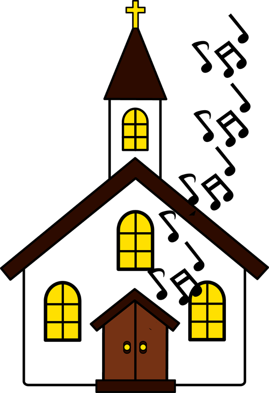 Clipart summer church.