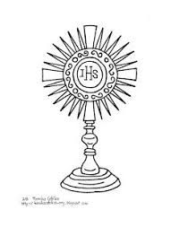 Image result for monstrance drawing in