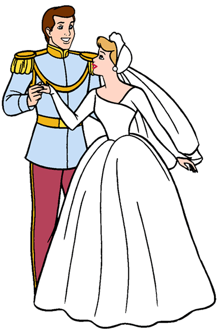 Cinderella and prince.