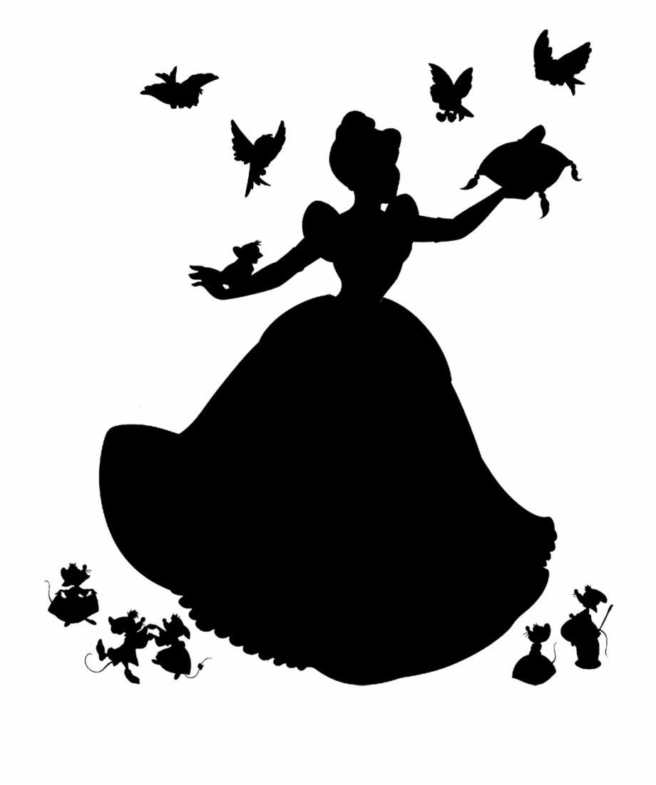 Free Disney Cinderella Silhouette, Download Free Clip Art