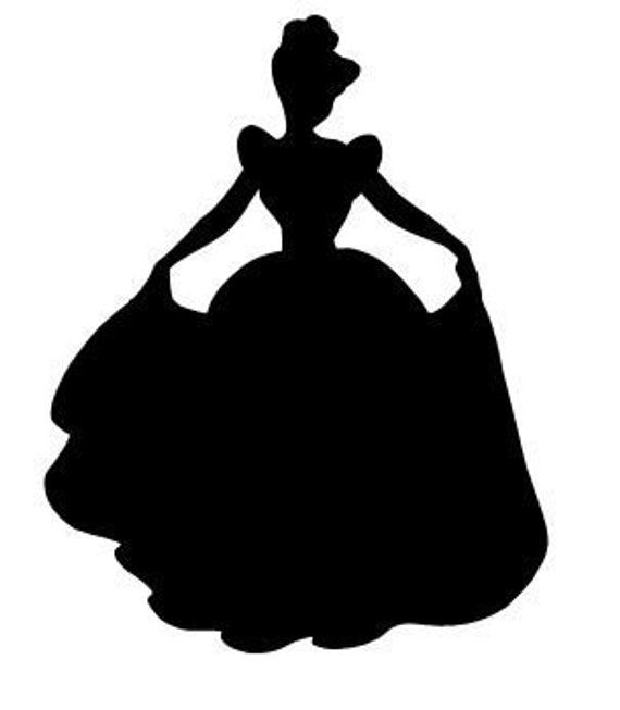 Cinderella silhouette vinyl.
