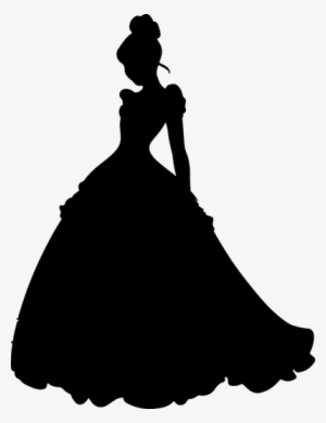 Cinderella silhouette png.