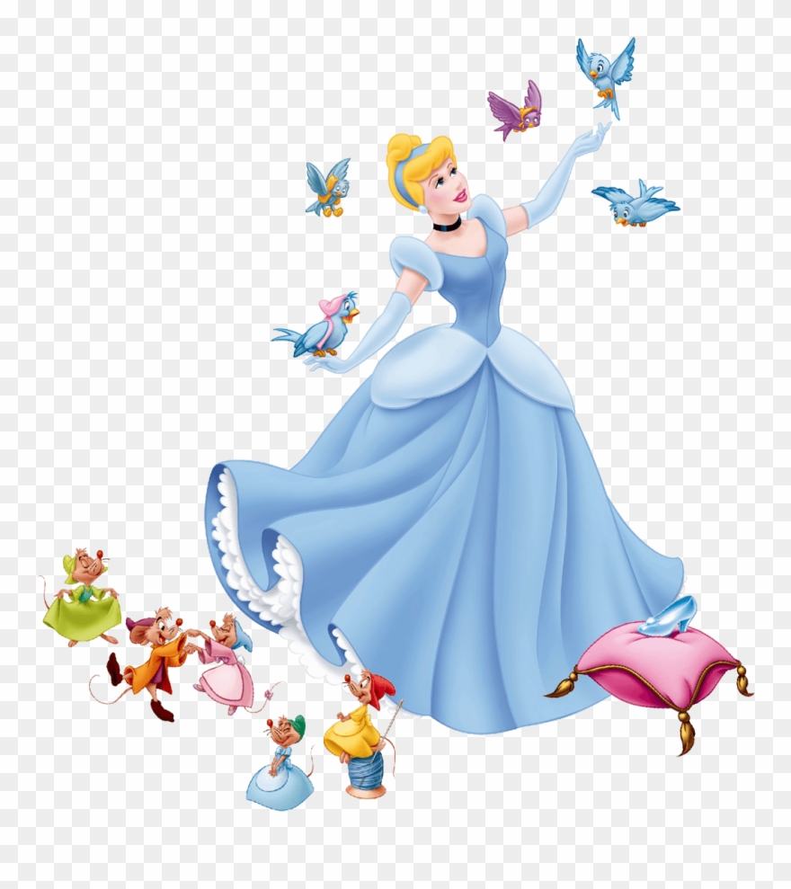 Cinderella birds clipart.
