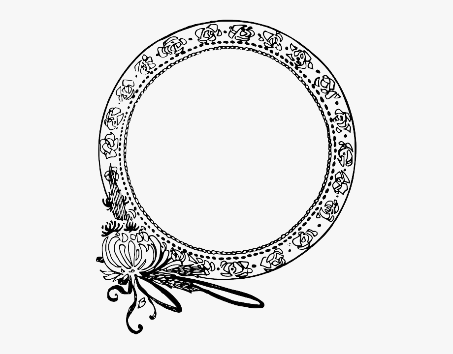 Circle, Decorative, Flower, Frame