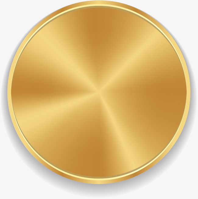 Golden Circle, Circle Clipart, Golden, Shine PNG Transparent