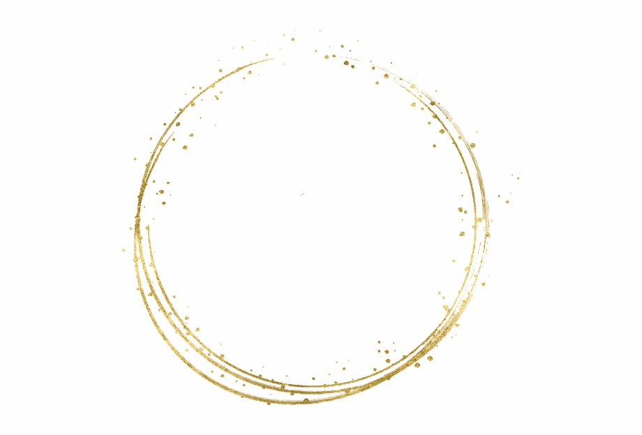Gold circle circle.