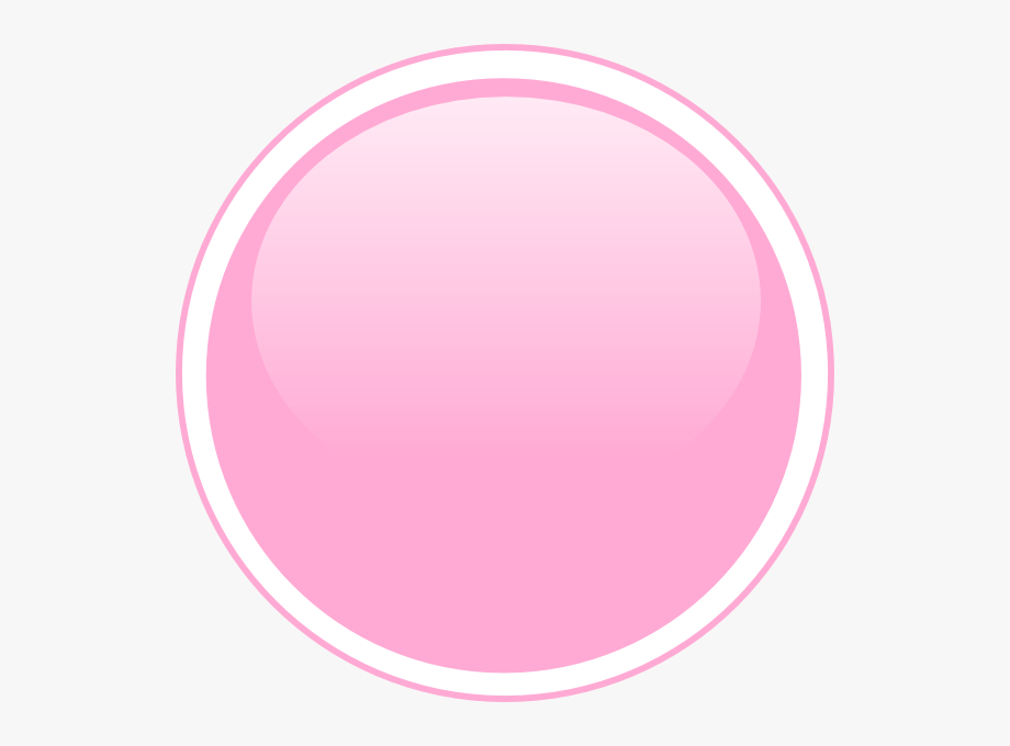 Glossy Pink Circle Button Png Clip Art