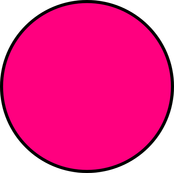circle clipart pink