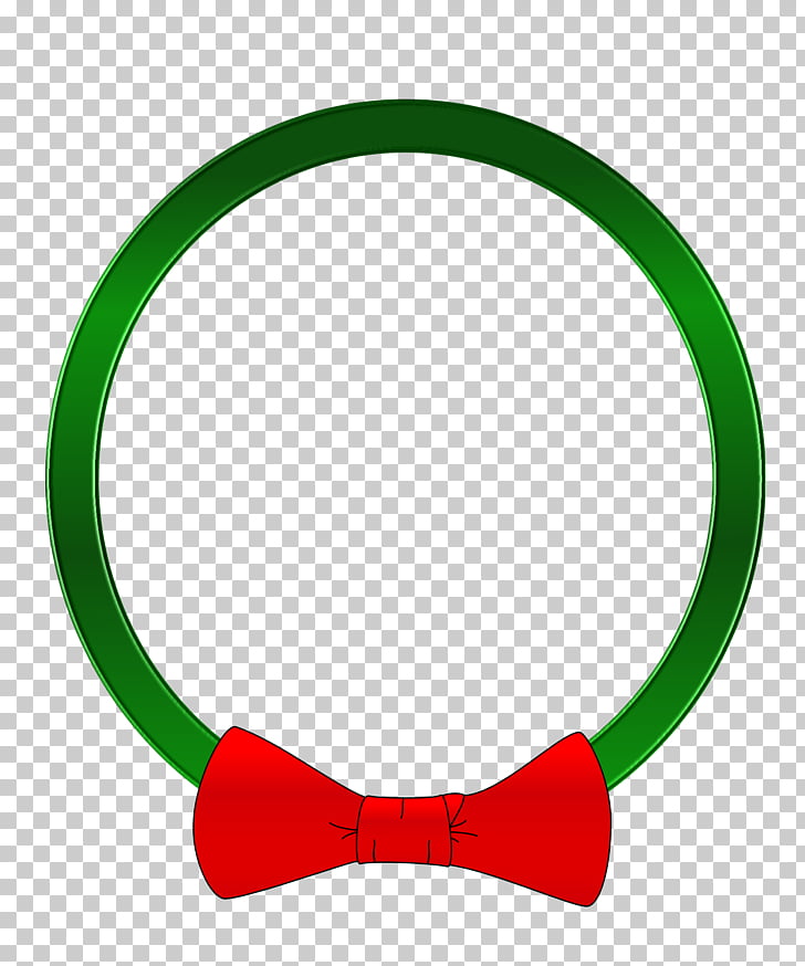 Christmas circle ribbon.