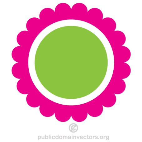 Free Circle Flower Vectors Clipart and Vector Graphics