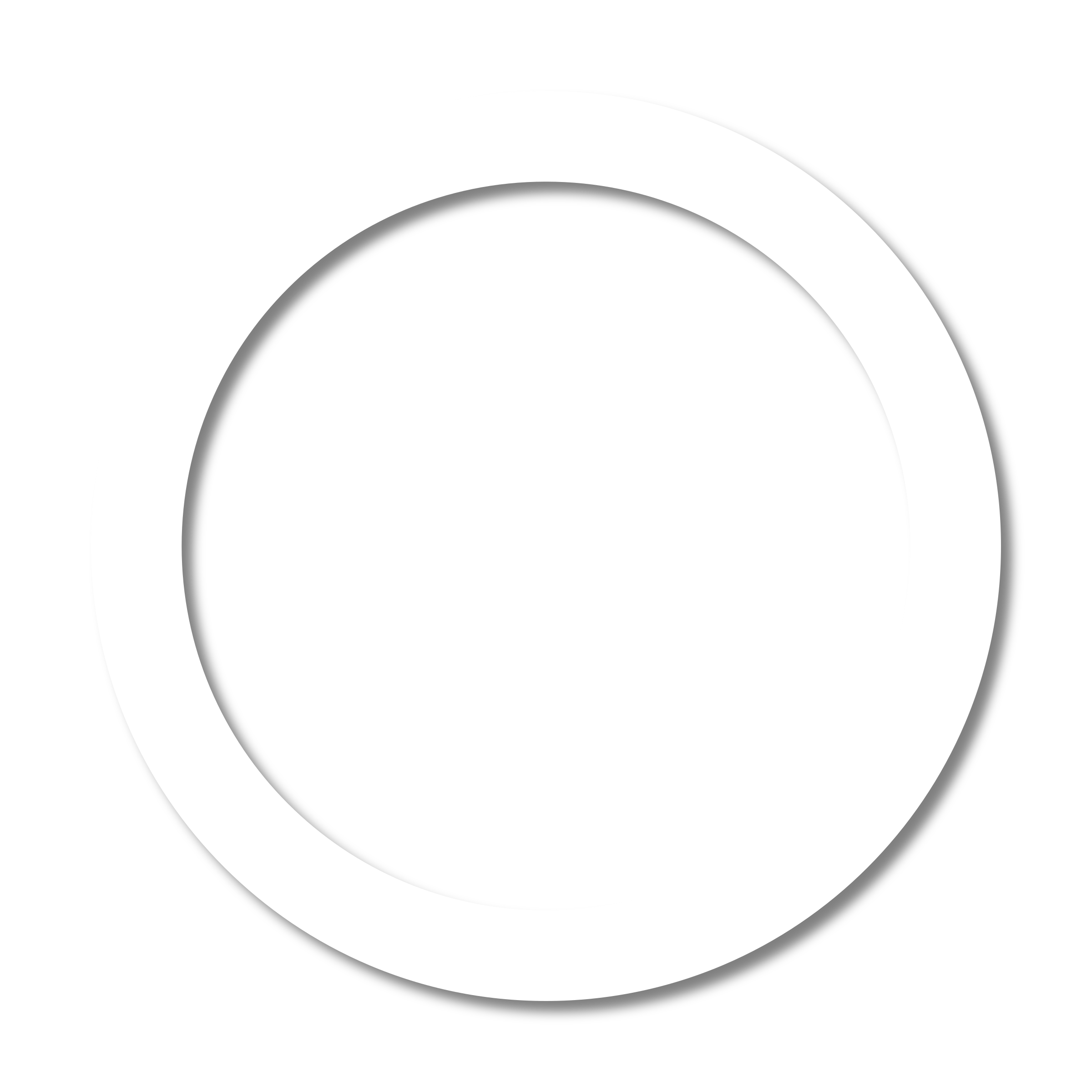 White circle clipart