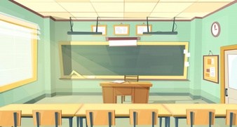 Classroom clipart background.