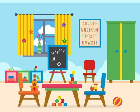 Preschool classroom clipart