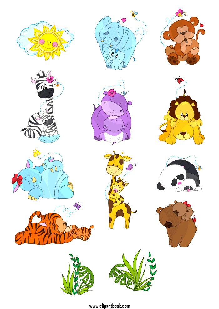 clipart animaux action