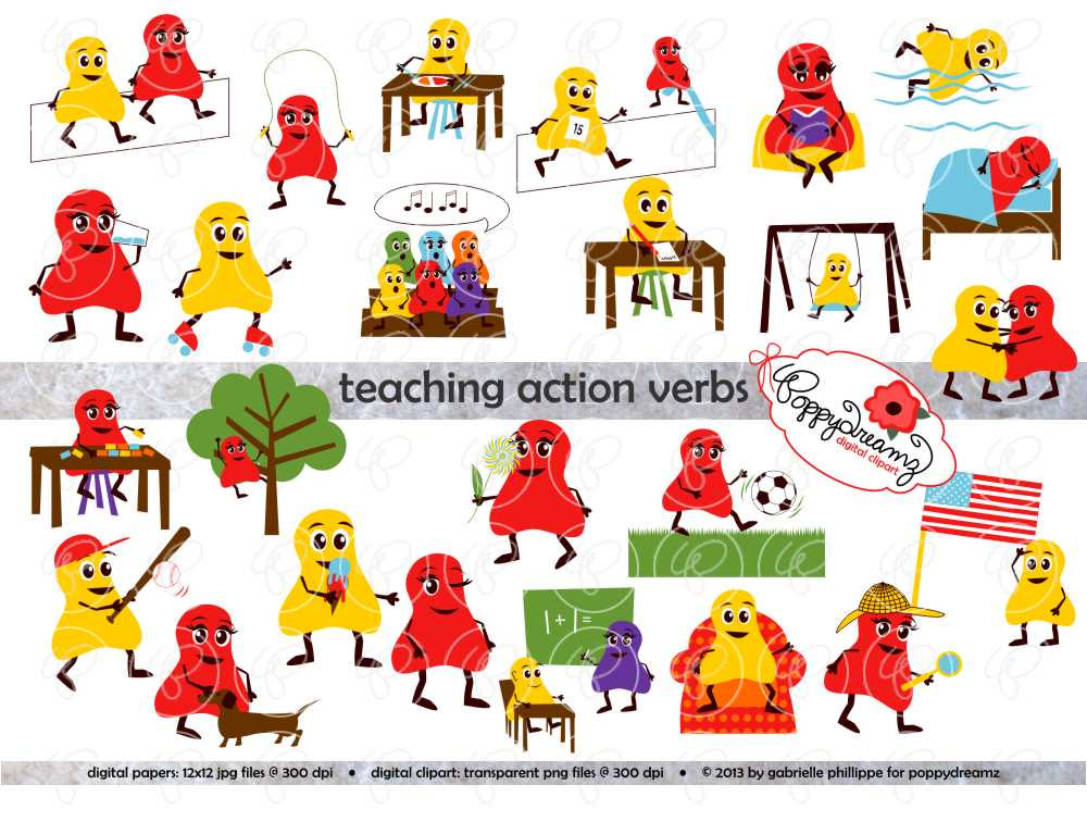 Action clipart verb, Action verb Transparent FREE for