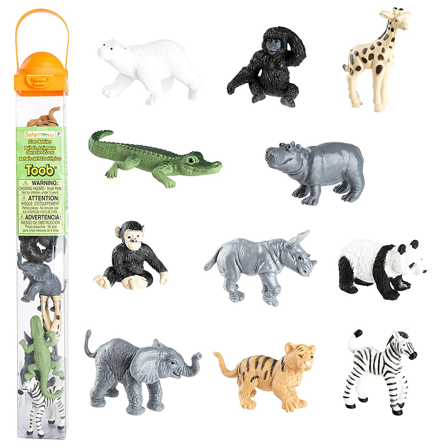 Safari Ltd Zoo Babies Toy Figurine TOOB With