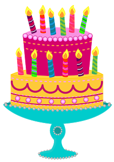 clipart aniversário happy birthday cake