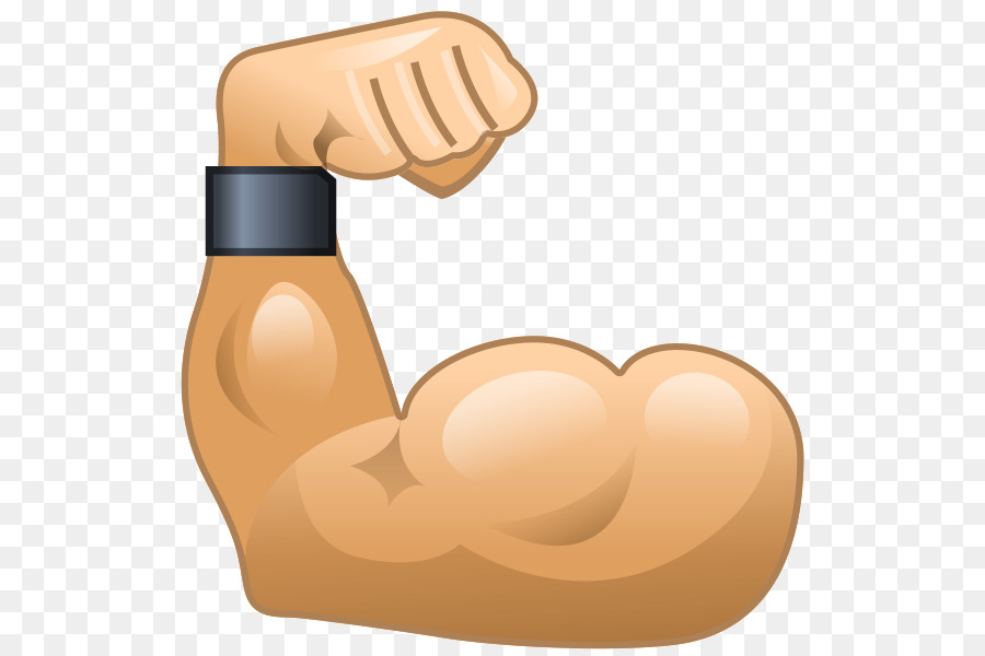 Muscle arm emoji.