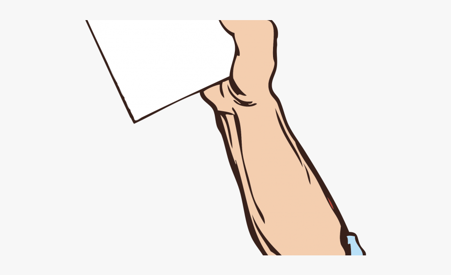 Hand clipart paper.