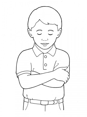 Arms Folded In Prayer Clipart