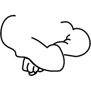 clipart arms folded