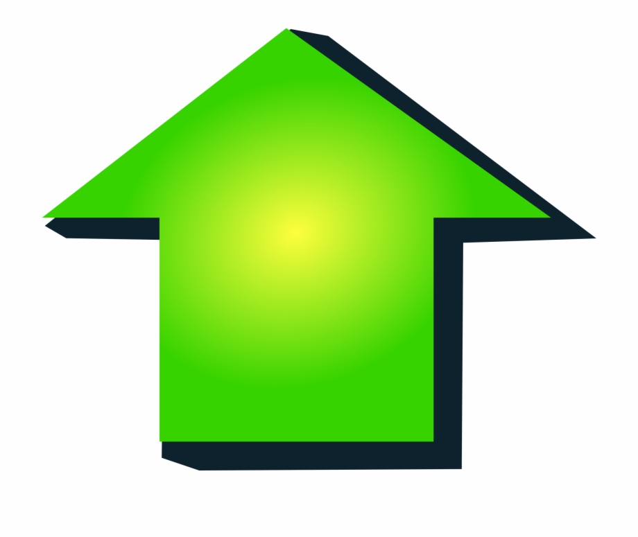 Upload Arrow Up Green Top Png Image