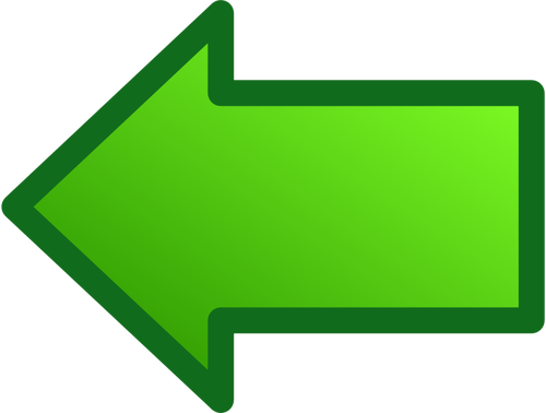 Green arrow pointing.