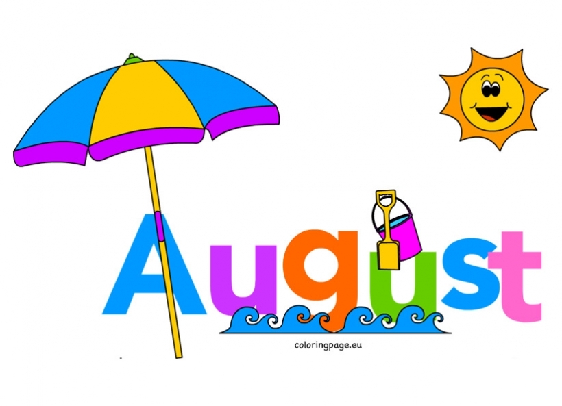 Collection of August clipart