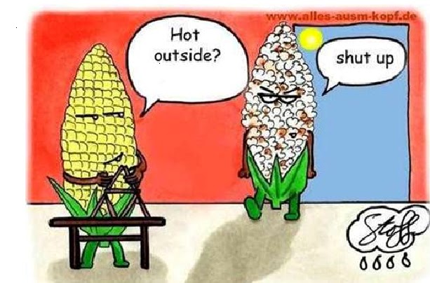 August heat clipart.