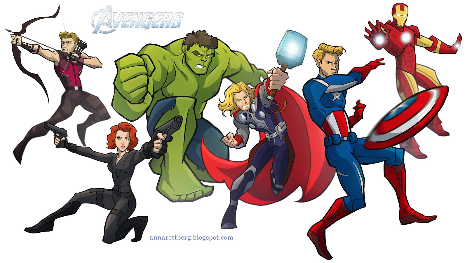 clipart avengers animated