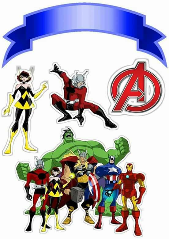 Avengers free printable.