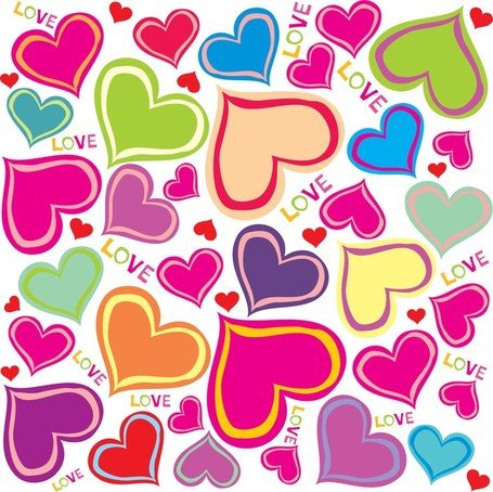 Free Cute Hearts Backgrounds Clipart and Vector Graphics