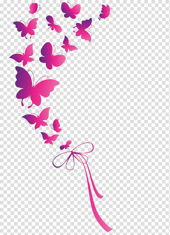 Butterfly euclidean pink.