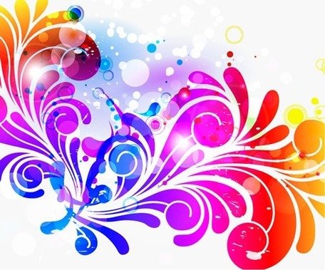 Free Abstract Design Colorful Backgrounds Clipart and Vector
