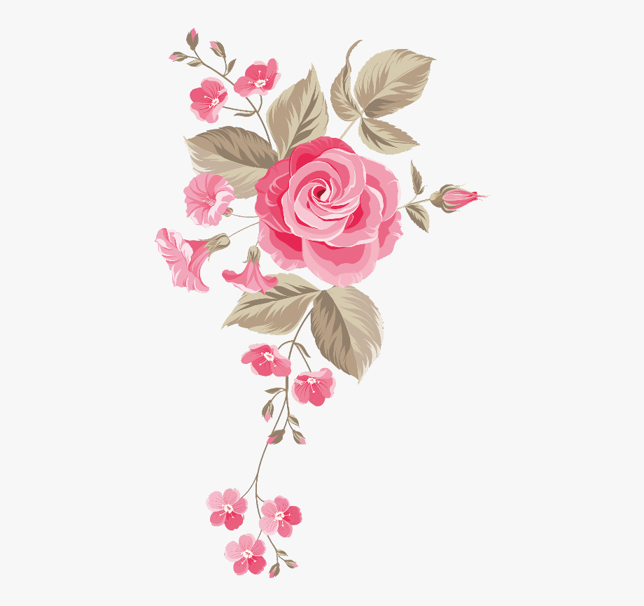 Flower design background.