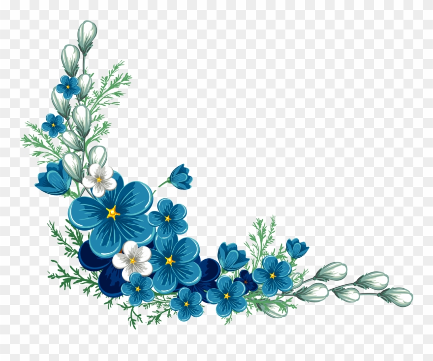 Flower border design.