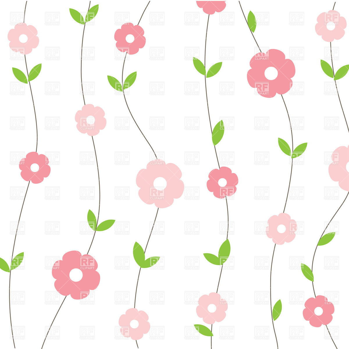 Flower background clipart.