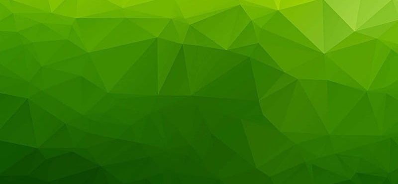 Low Polygon Background Green Banner PNG, Clipart,