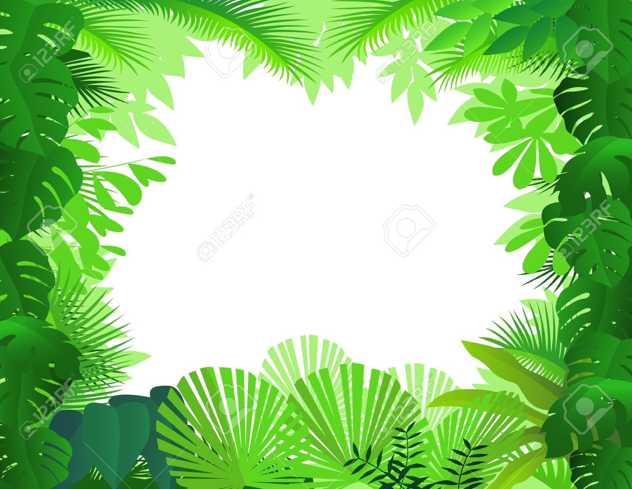 Jungle background clipart