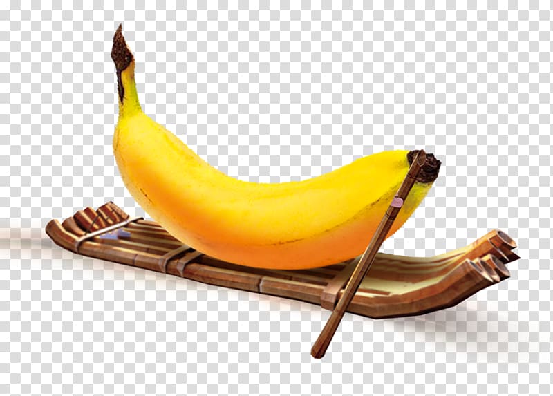 Banana boat Raft, Banana raft on transparent background PNG