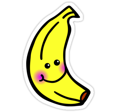 Banana drawing clipart.