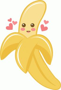 Banana clipart kawaii, Banana kawaii Transparent FREE for