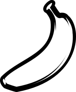 Banana outline fat.