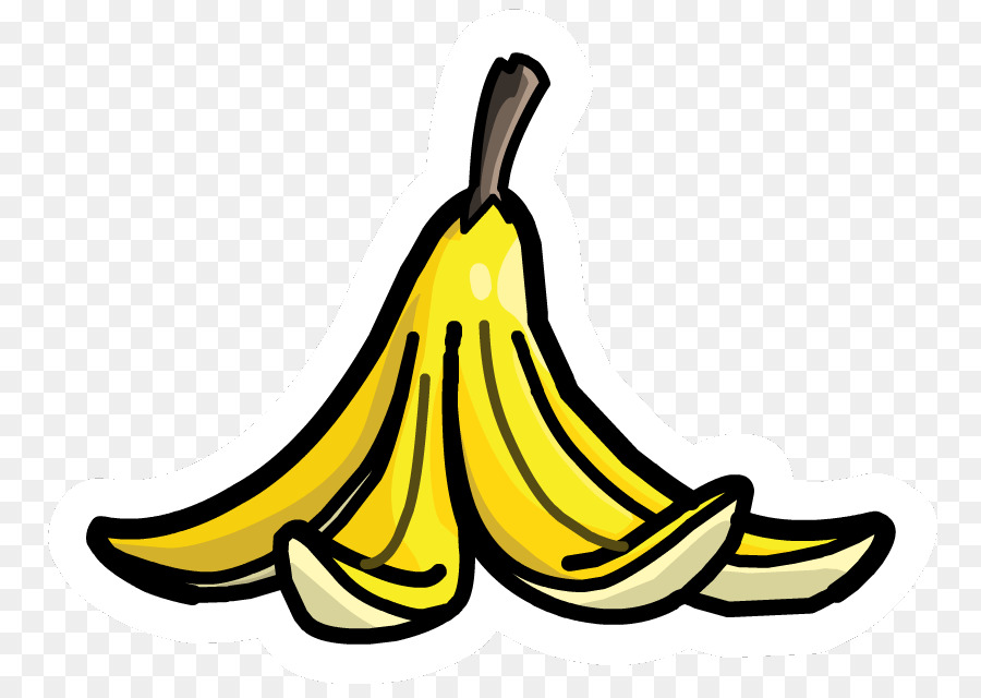 Banana peel clipart.