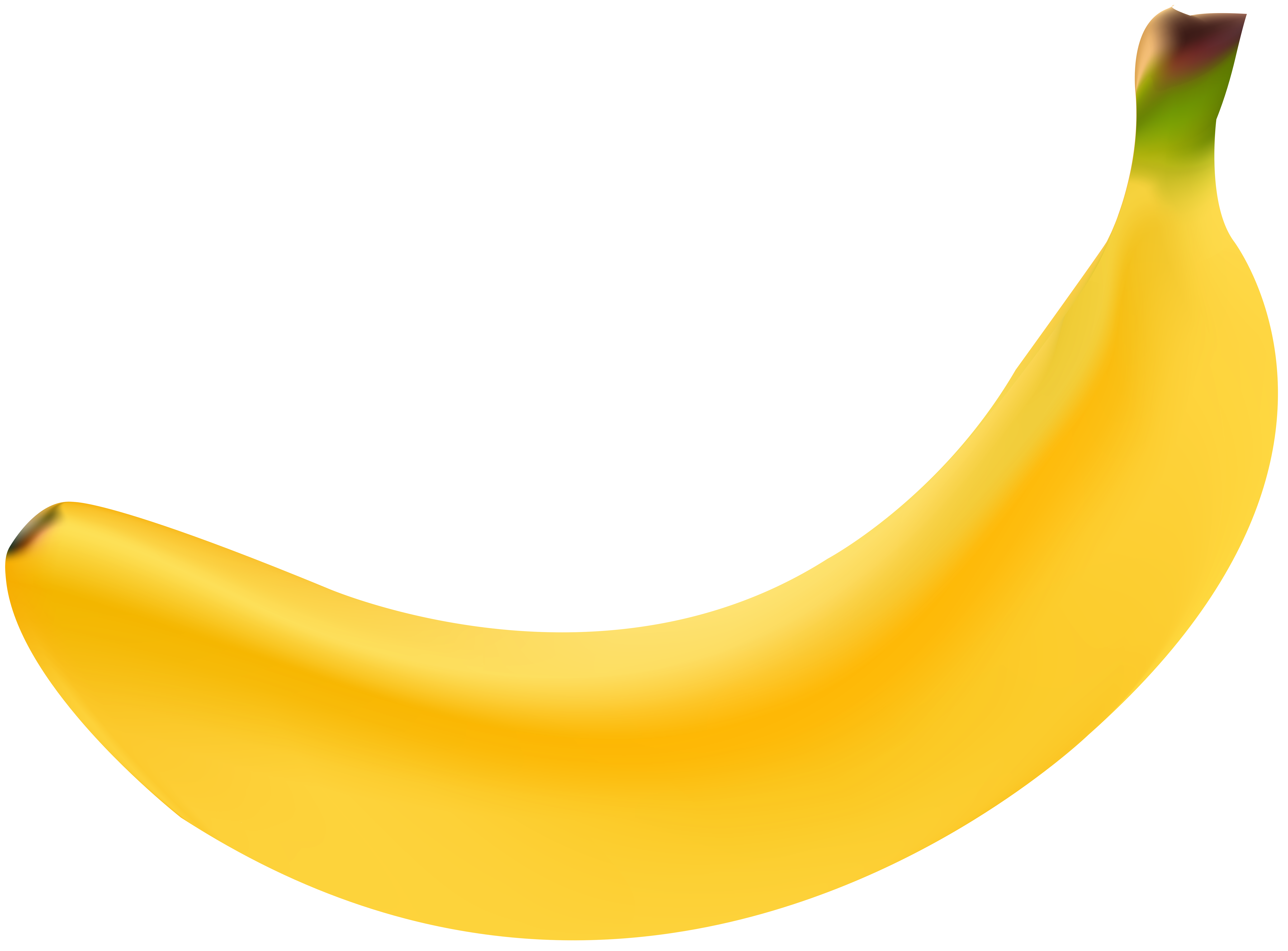 Banana transparent clip.