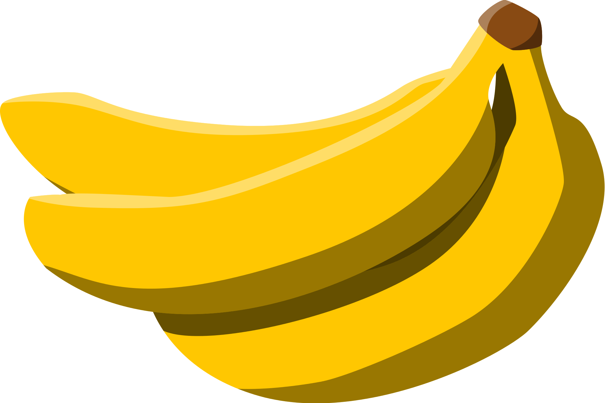 Clipart banana vector, Clipart banana vector Transparent