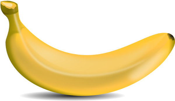 Yellow banana clip.