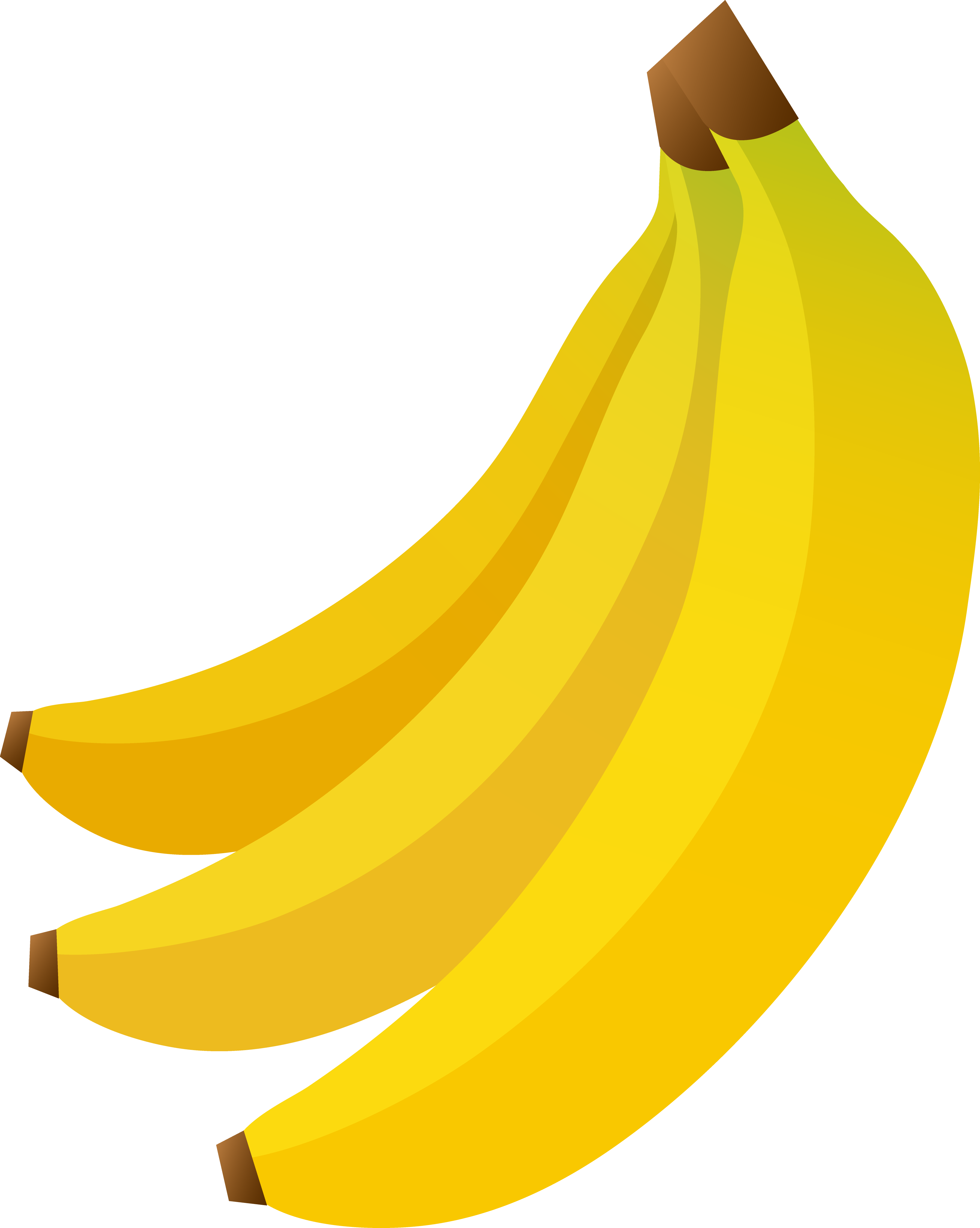 Yellow Bananas Clipart free image