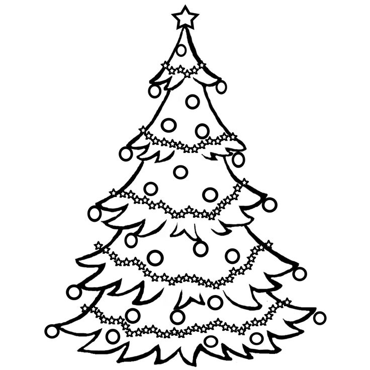 Free Black And White Christmas Images, Download Free Clip
