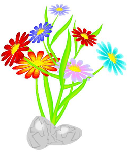 Animierte Cliparts Blumen